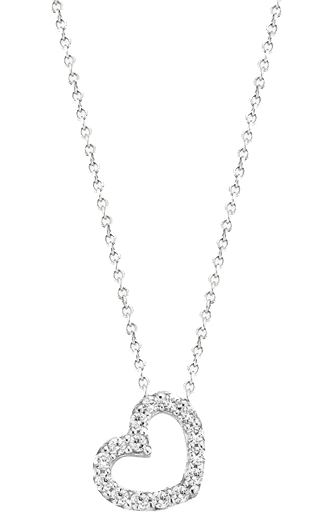 Collier à chaîne fine et pendentif serti de pierres, bijou en métal précieux